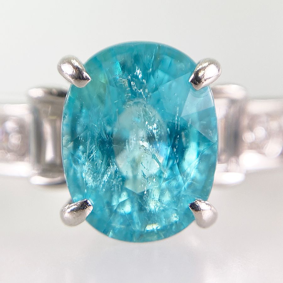 リング Pt900 パライバトルマリン 13号(53) sss【中古】 - メルカリ