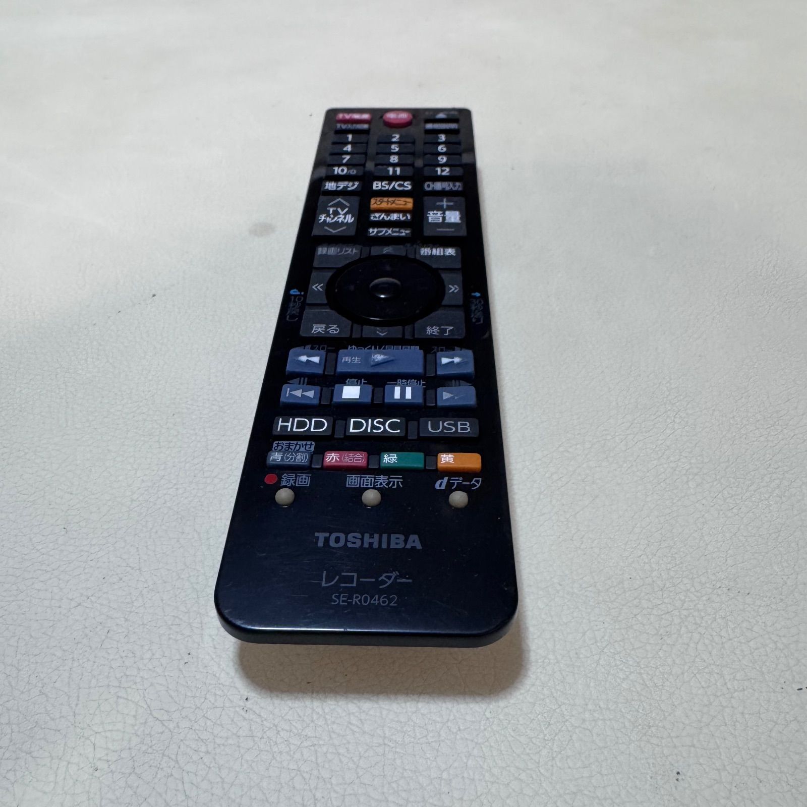 TOSHIBA 東芝 レコーダーリモコン SE-R0462 動作確認済み - メルカリ