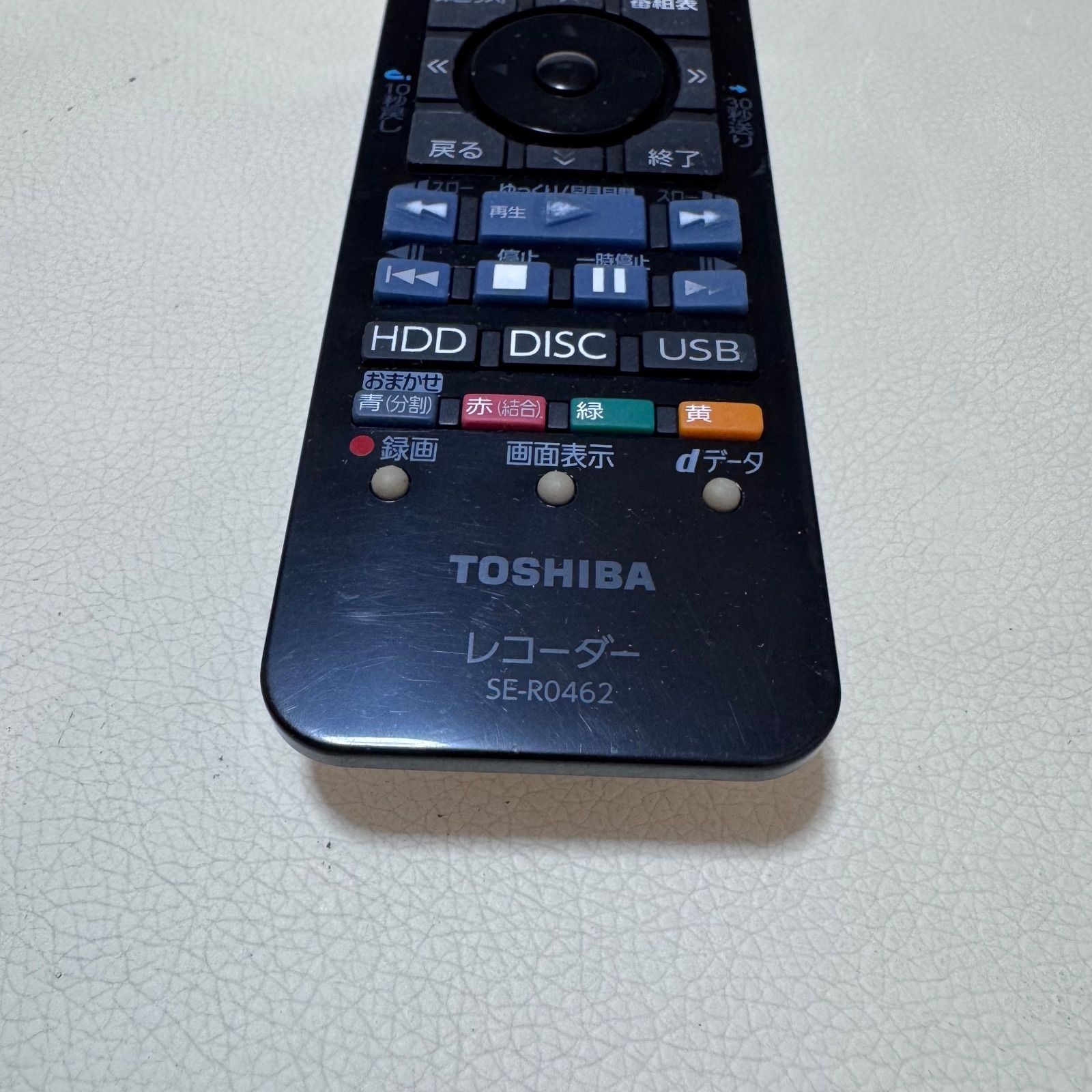 TOSHIBA 東芝 レコーダーリモコン SE-R0462 動作確認済み - メルカリ