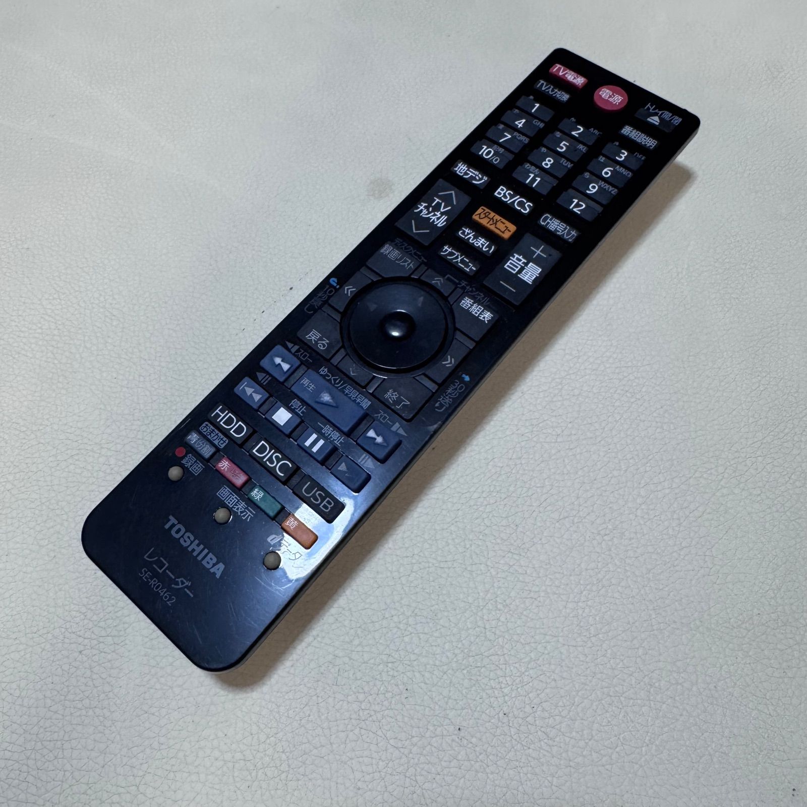 TOSHIBA 東芝 レコーダーリモコン SE-R0462 動作確認済み - メルカリ
