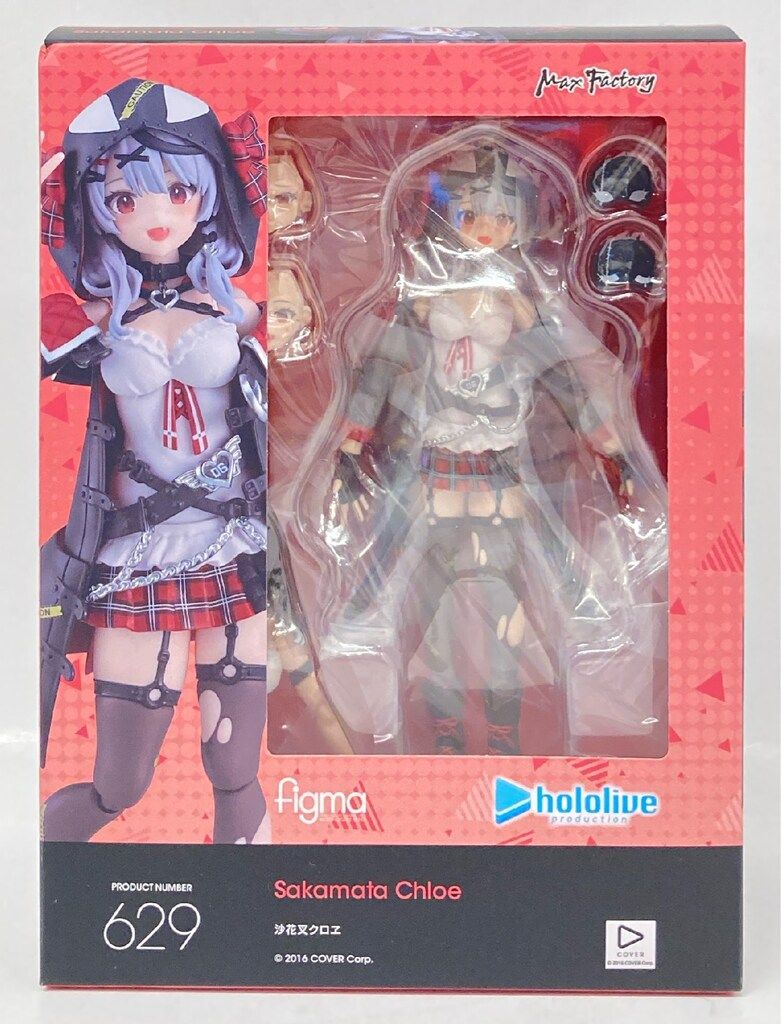 figma 沙花叉クロヱ 特典 629 新品未開封 新品特典付き figma 629 沙花叉クロヱ ホロライブ フィギュア figma 沙