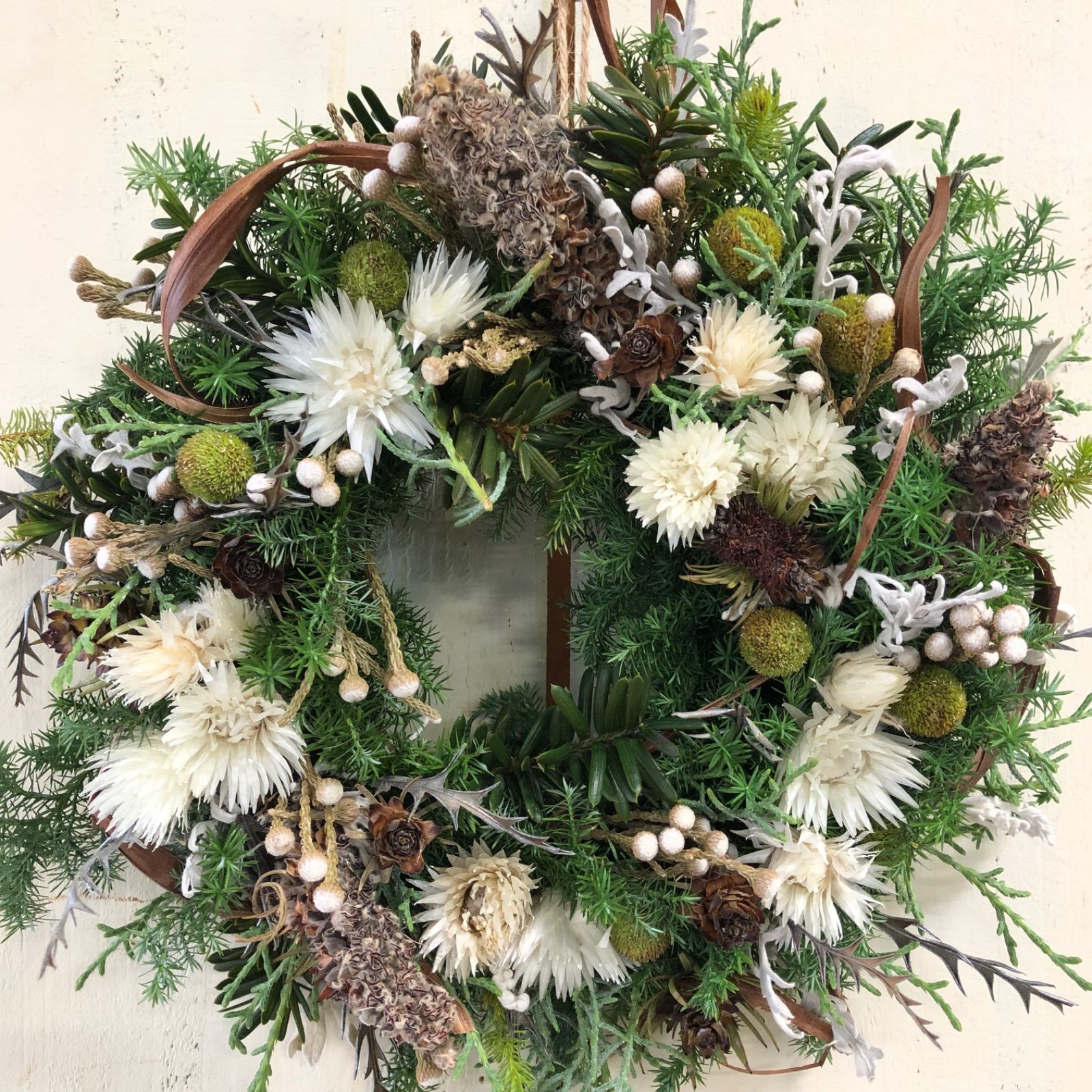 クリスマスリースネイティブフラワー②