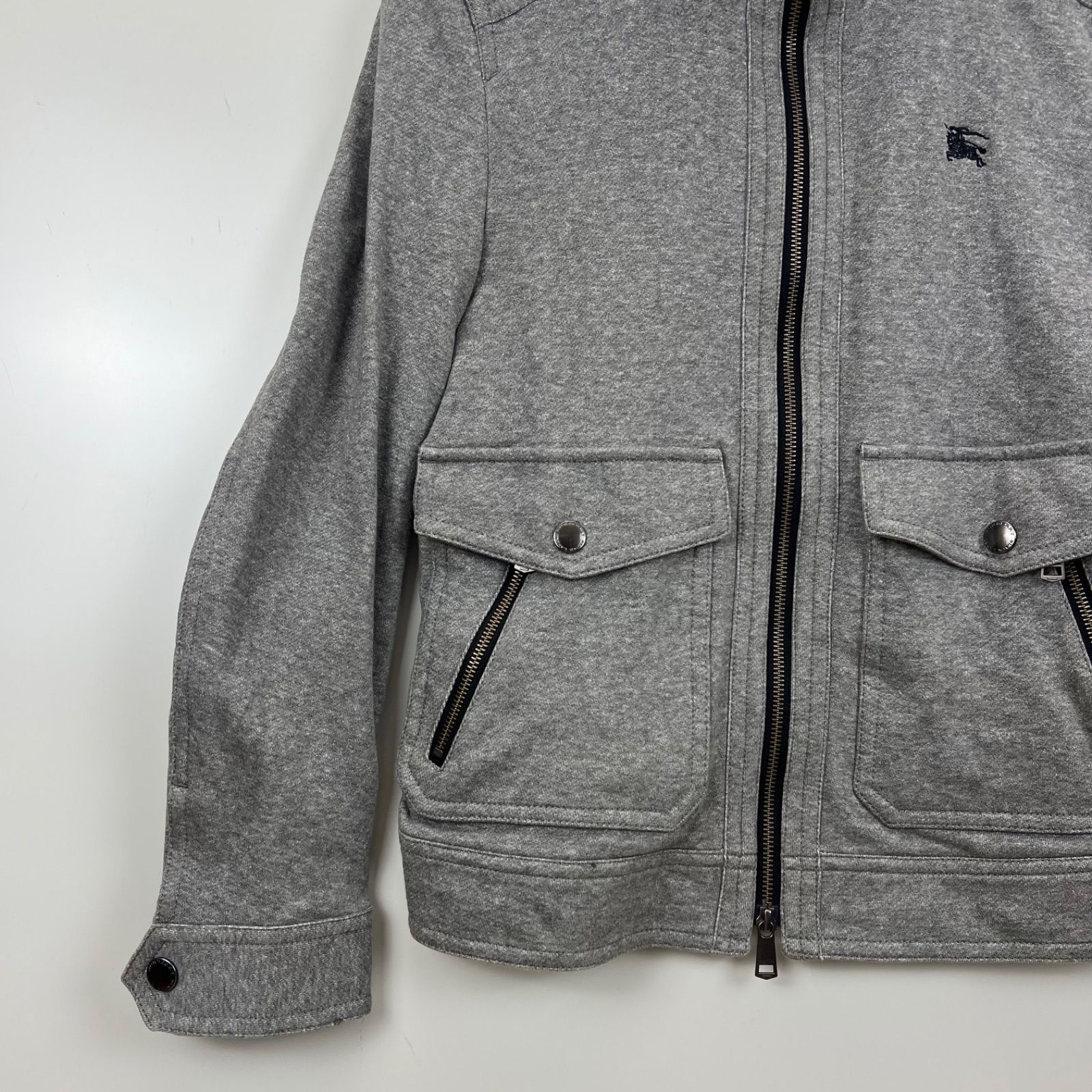 BURBERRY BLACK LABEL 00s y2k style sweat hoodie jacket M