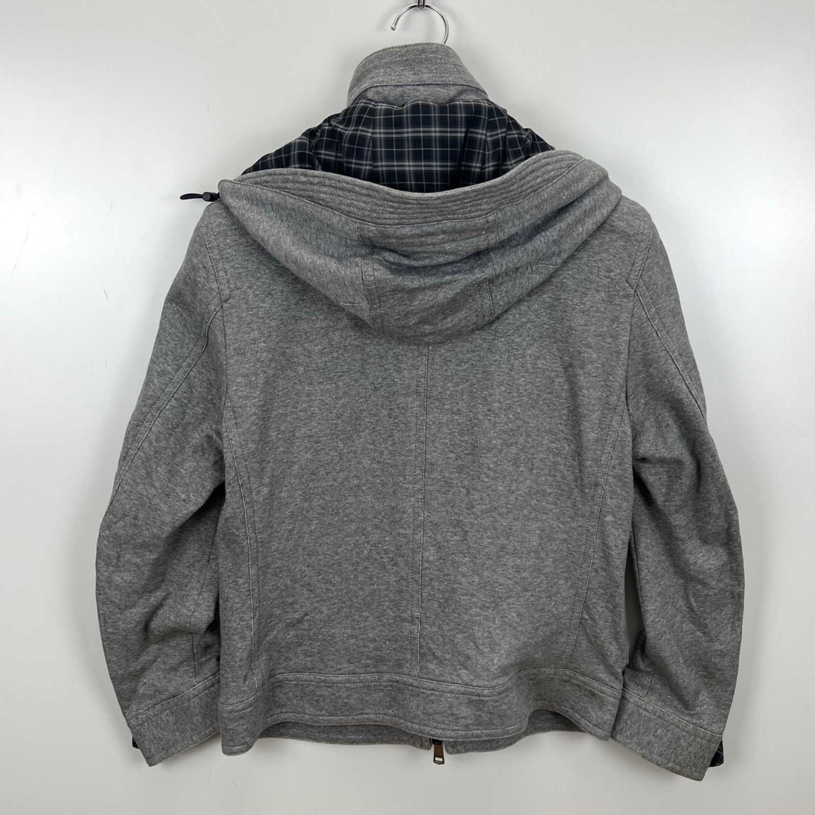 BURBERRY BLACK LABEL 00s y2k style sweat hoodie jacket M