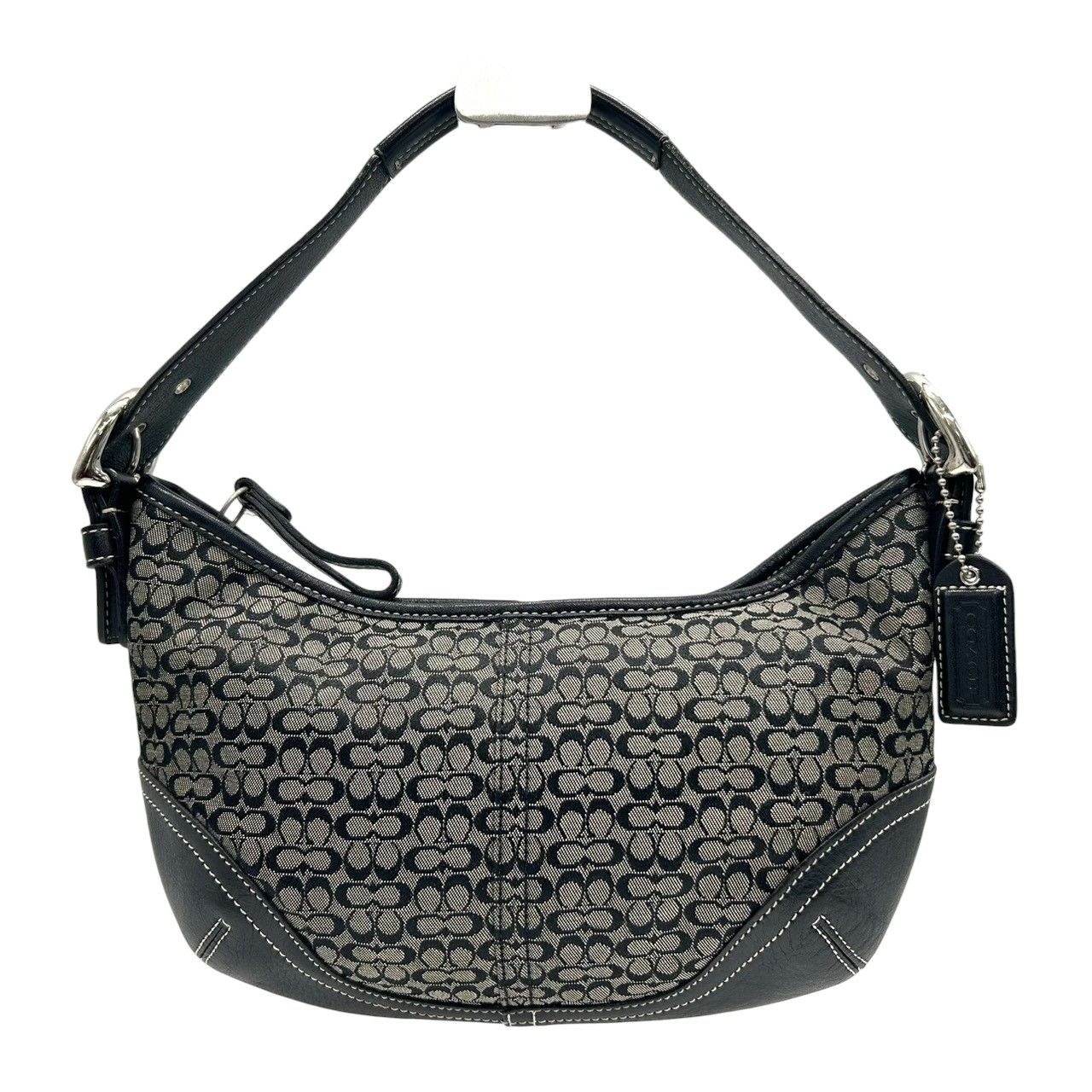 美品】COACH コーチ ハンドバッグ アクセサリーポーチ ワンショルダー 美品】COACH コーチ ハンドバッグ アクセサリーポーチ ワンショルダー