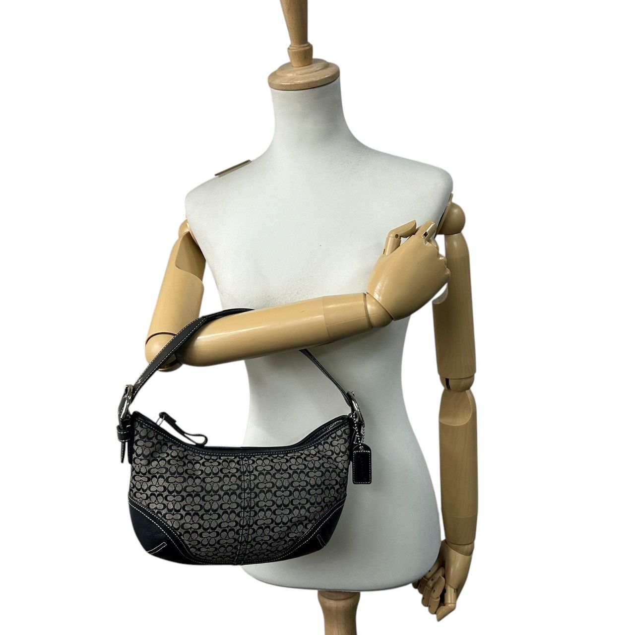 美品】COACH コーチ ハンドバッグ アクセサリーポーチ ワンショルダー 