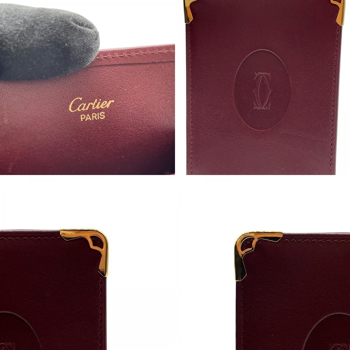 カルティエ Cartier マストライン レザー シガレットケース 小物入れ