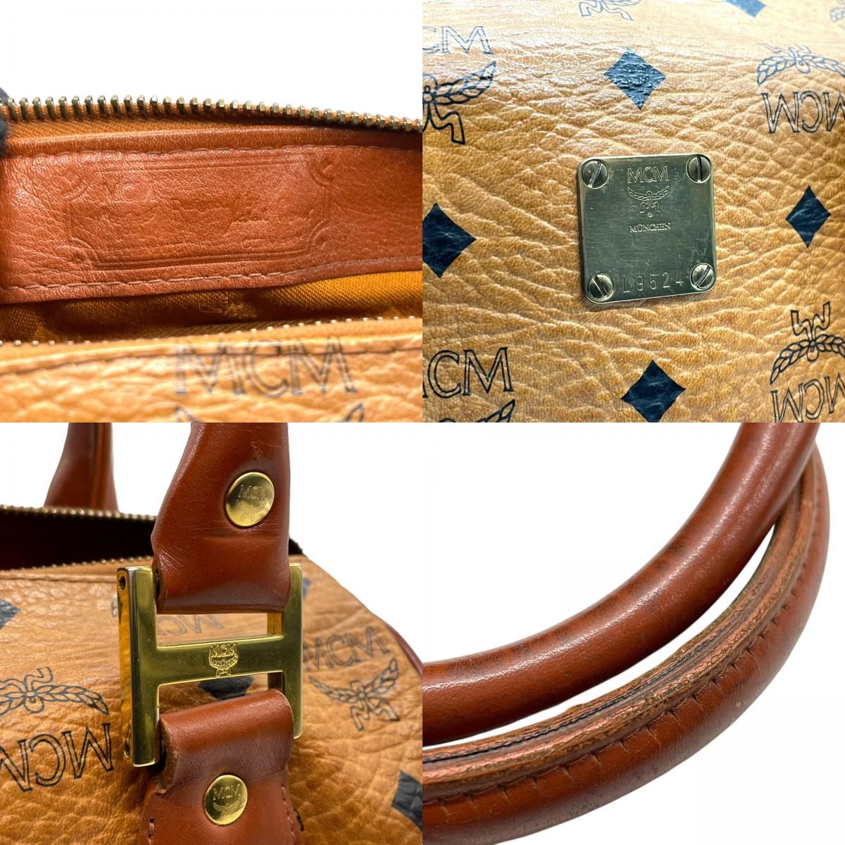 MCM エムシーエム ヴィセトス ボストンバッグ ミニボストン