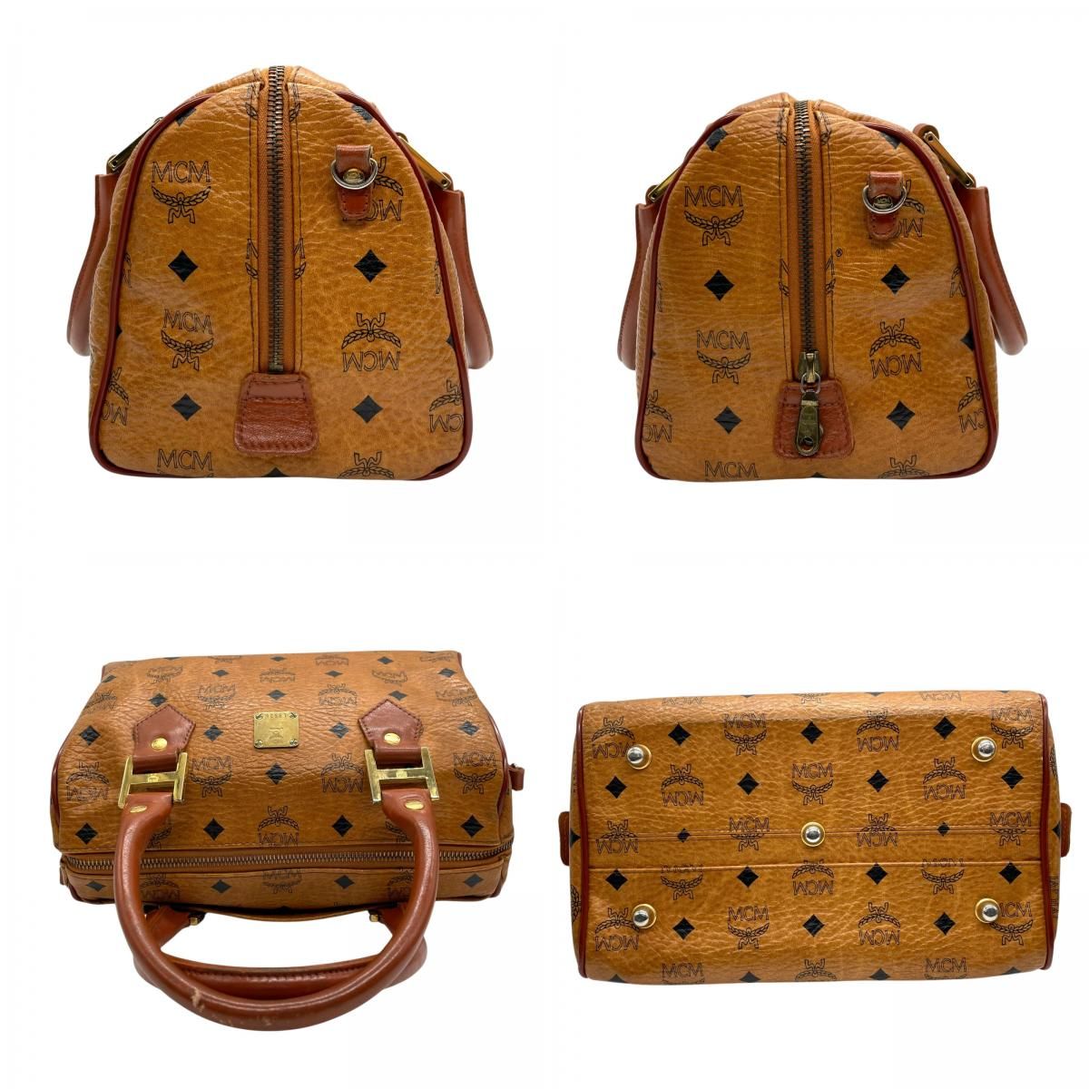 MCM エムシーエム ヴィセトス ボストンバッグ ミニボストン