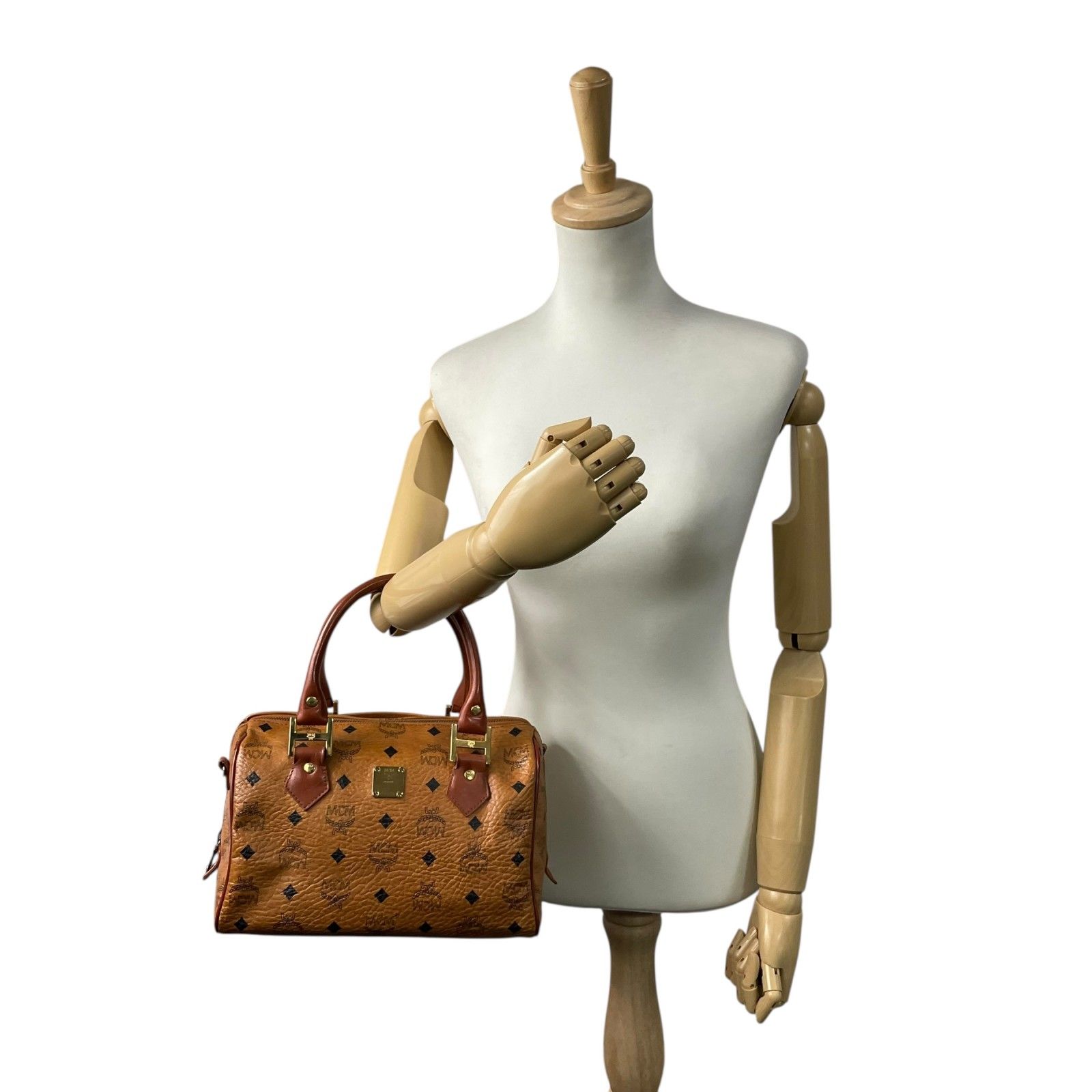 MCM エムシーエム ヴィセトス ボストンバッグ ミニボストン
