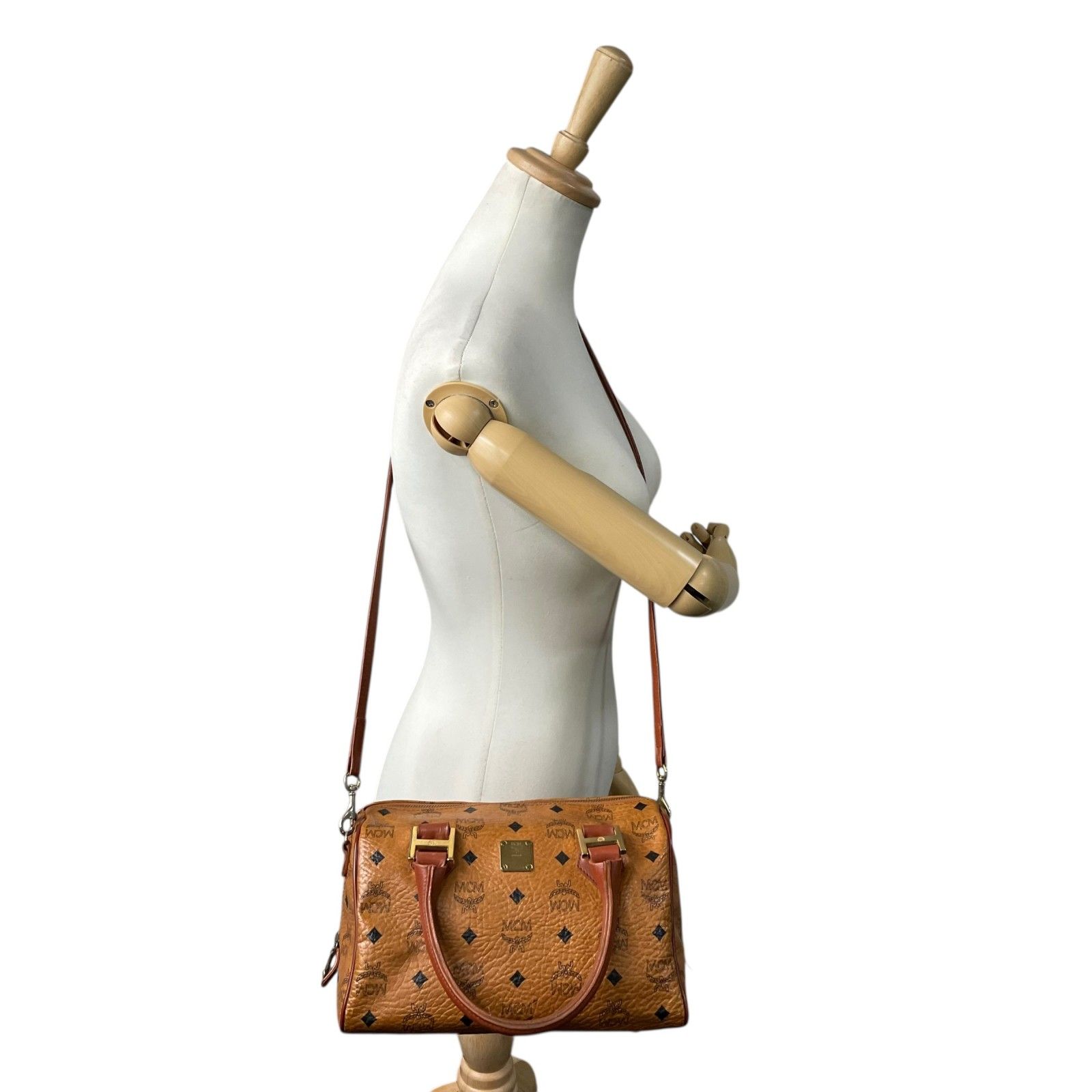 MCM エムシーエム ヴィセトス ボストンバッグ ミニボストン