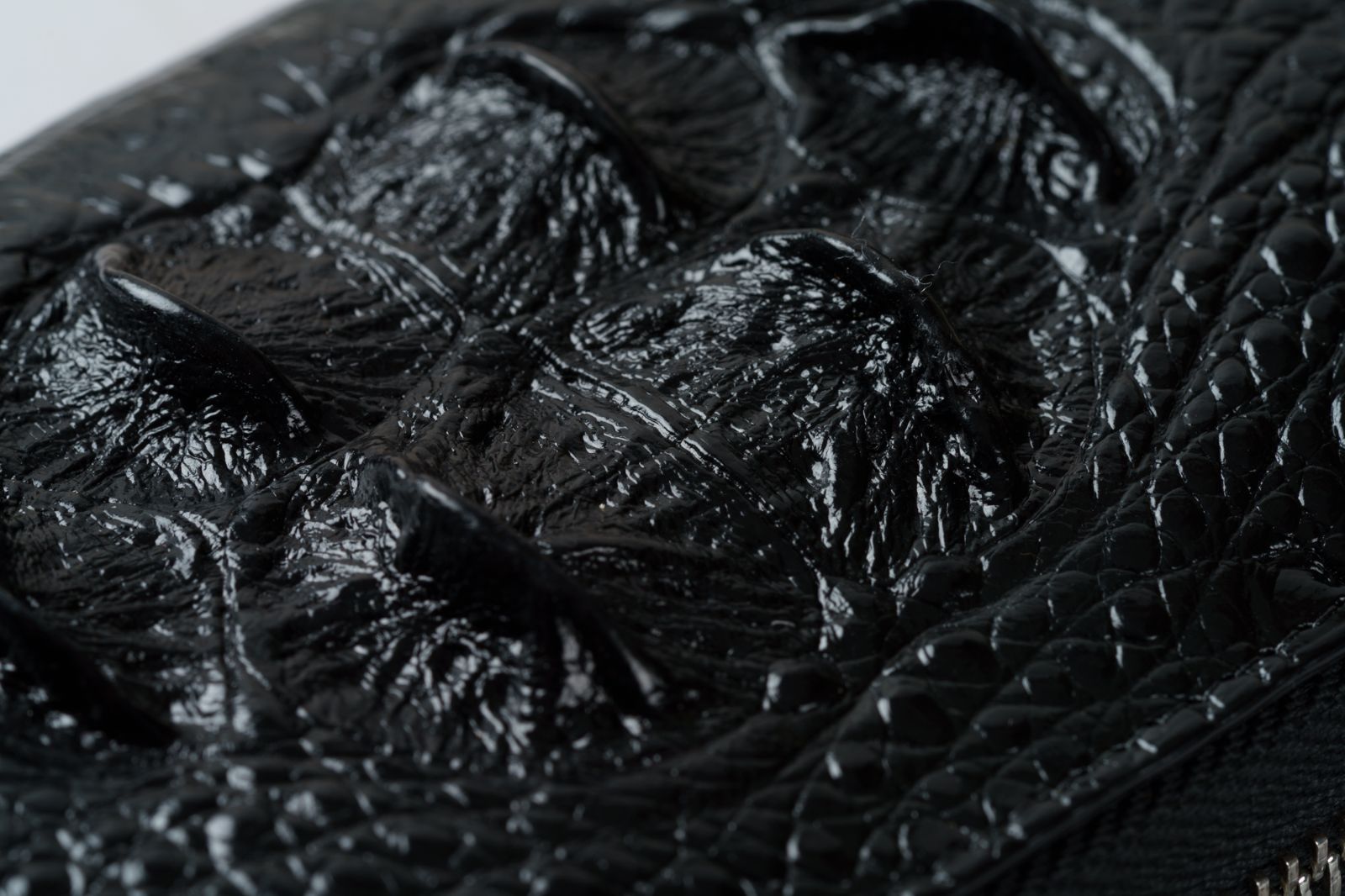 クラウン背革シャイニングクロコダイル長財布