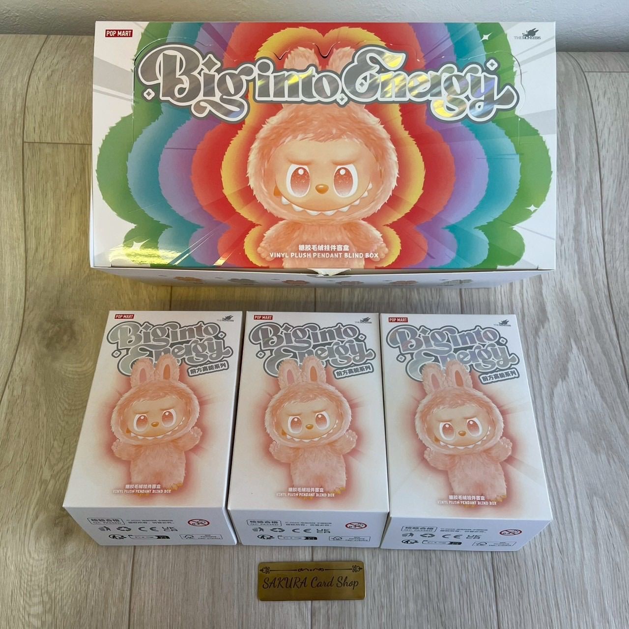 ⭐️【正規品・未開封】 ラブブ Labubu Big into Energy 3ピース