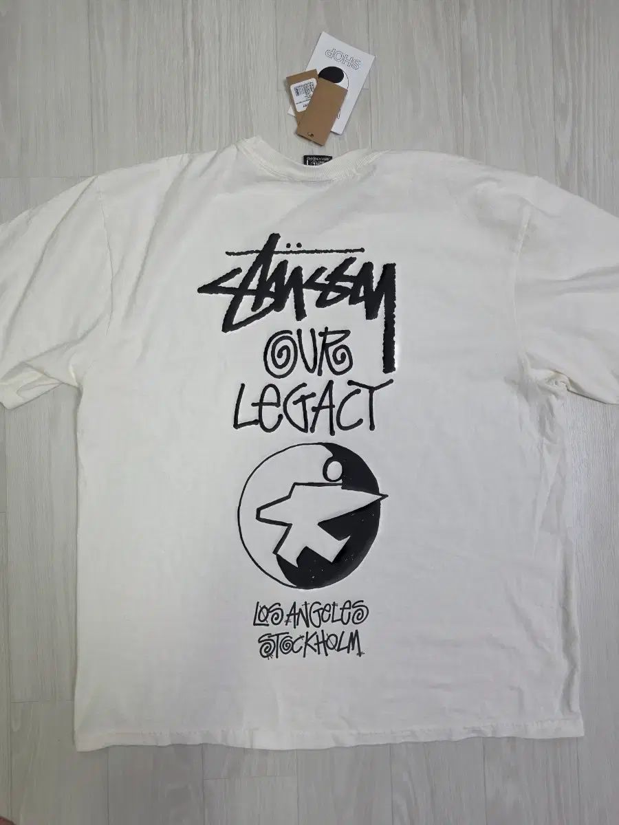 L OUR LEGACY x STUSSY ピグメント Tシャツ