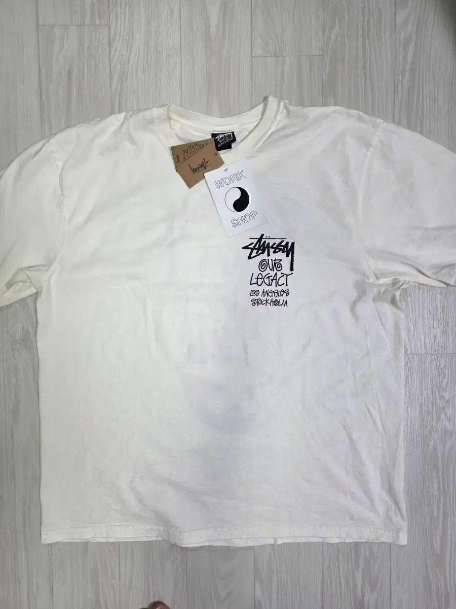 L OUR LEGACY x STUSSY ピグメント Tシャツ