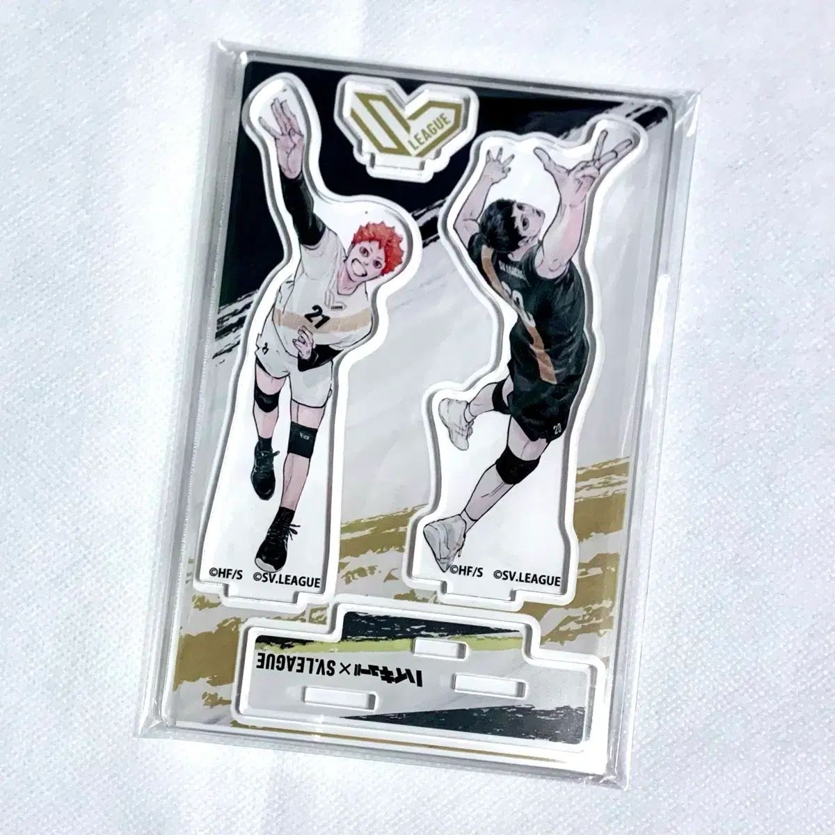 ハイキュー)コラボ)アクリル) 影山 日向 ジオラマ SVリーグ 原画 JUMP SHOP