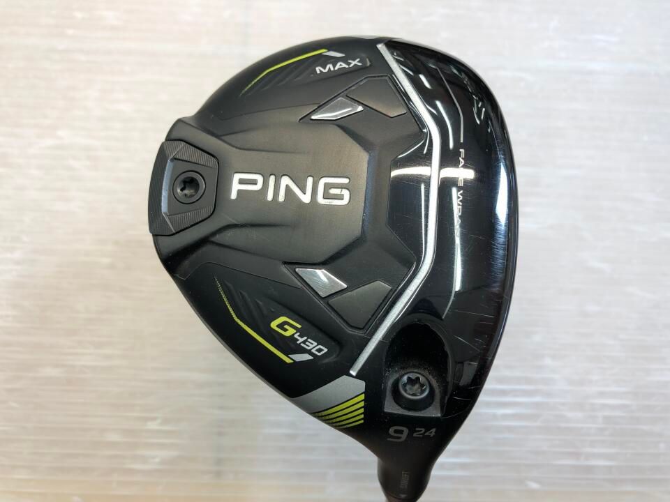 ピン G 430 MAX 24度 ALTA J CB BLACK Sフレックス フェアウェイウッド 最短