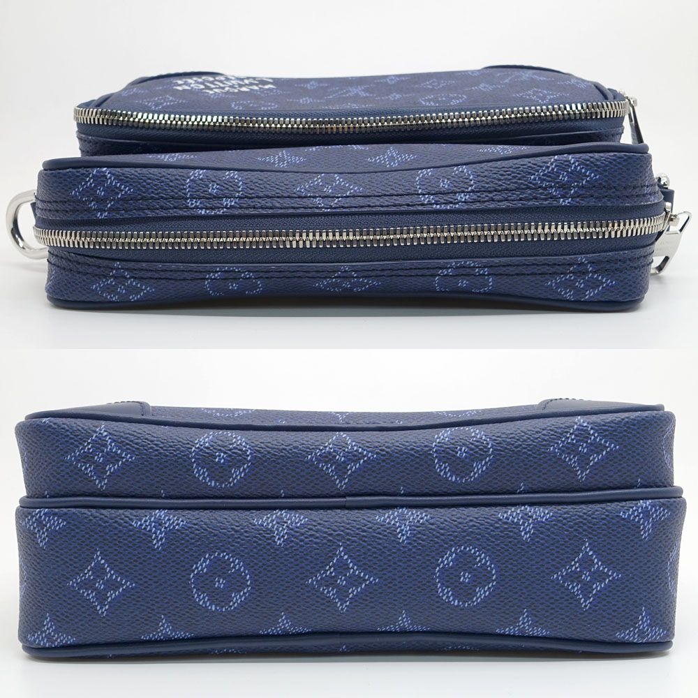 ルイヴィトン モノグラム ヘリテージ ナイル 斜め掛け ショルダーバッグ ブルー  M26823 LOUIS VUITTON（ルイ・ヴィトン） ルイ ヴィトン M26823 ナイル