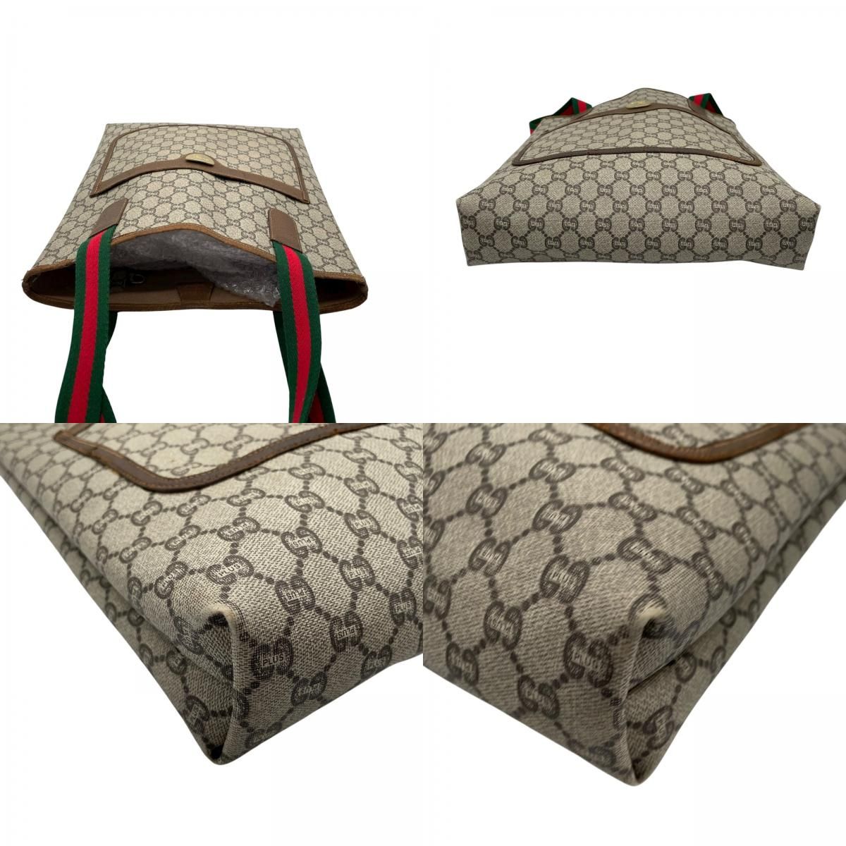 GUCCI グッチ シェリーライン GGプラス トートバッグ ビンテージ