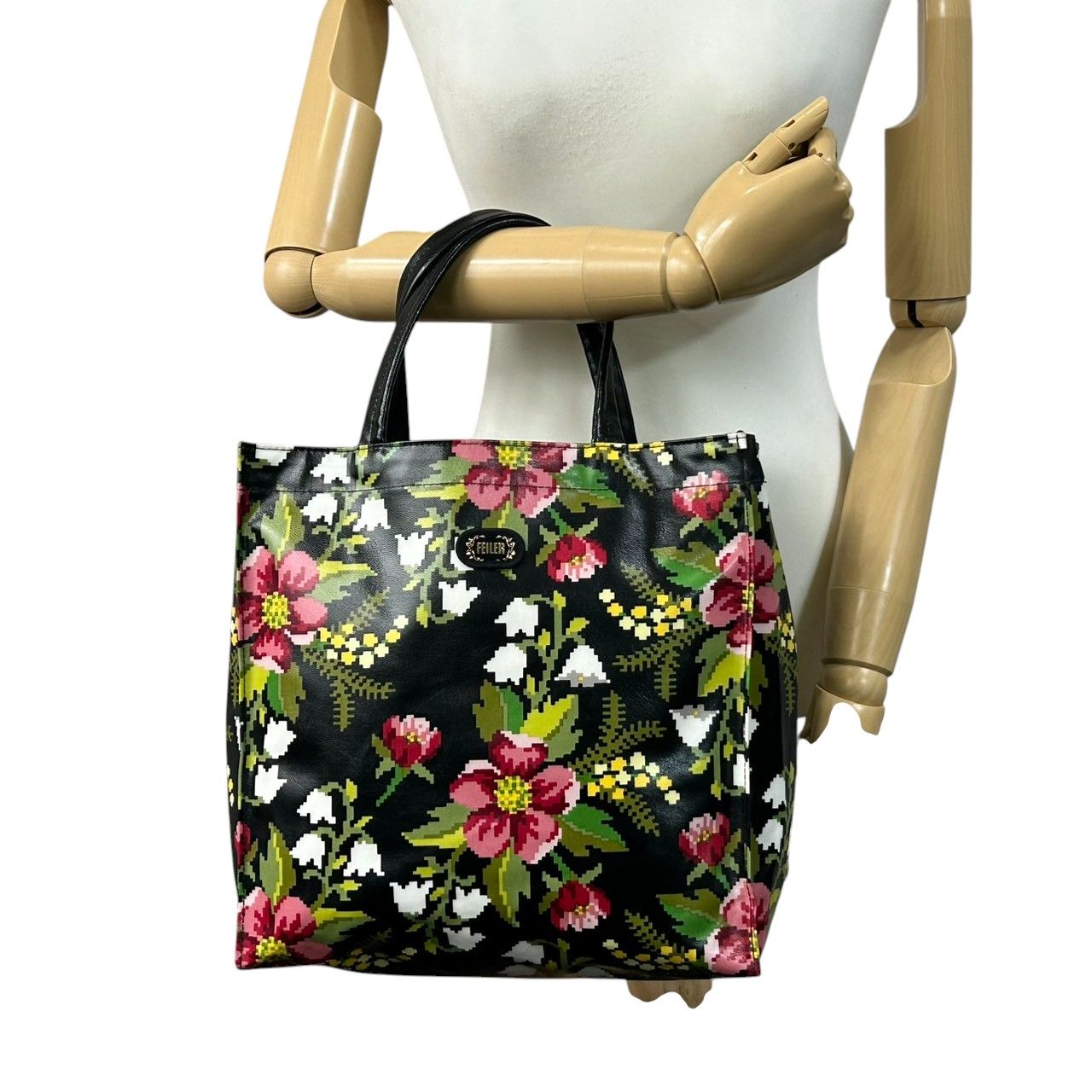 新品同様】フェイラー FEILER トートバッグ ハンドバッグ PVC