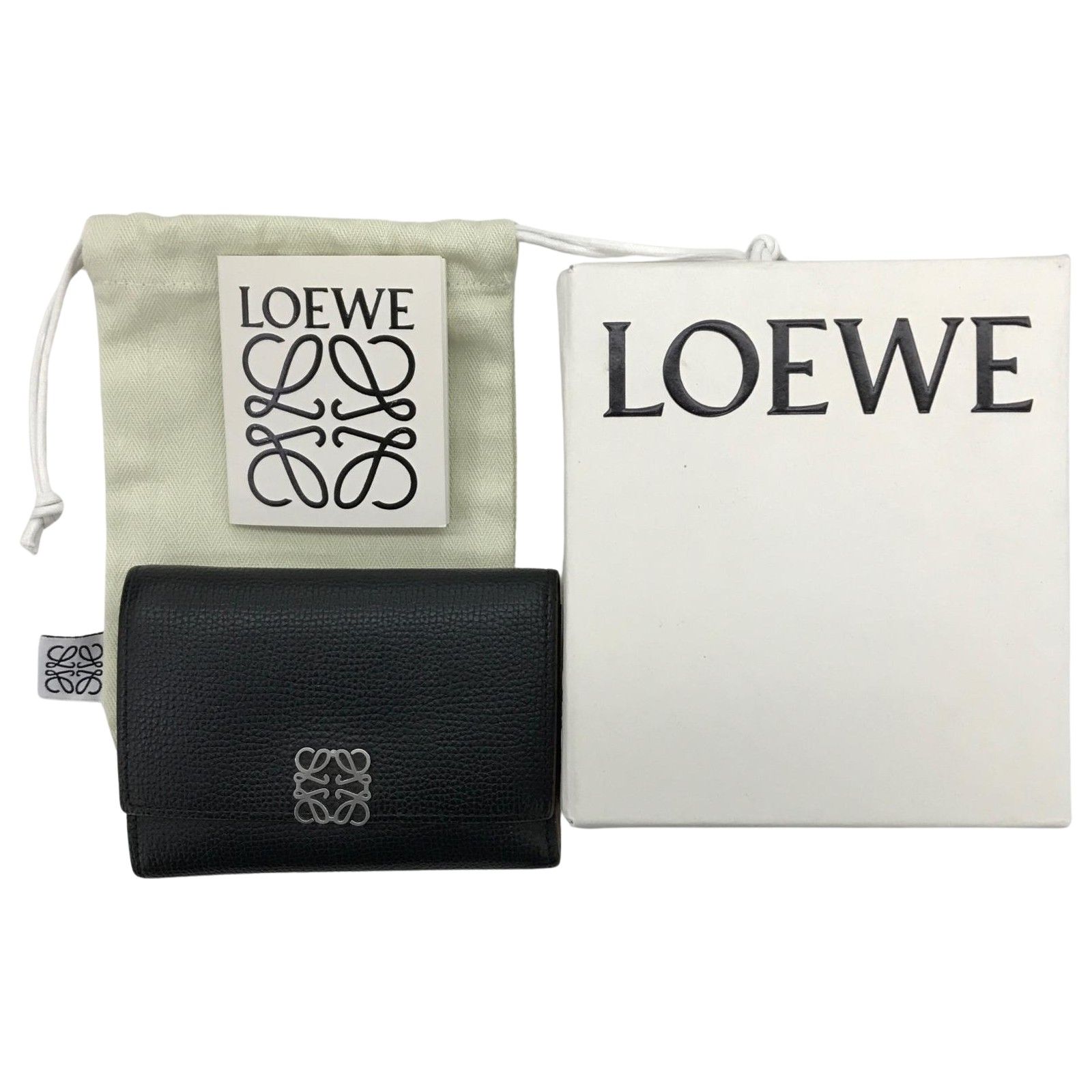 ▽▽LOEWE ロエベ 3つ折り財布 LOEWE 262144 C821S33X01 ブラック