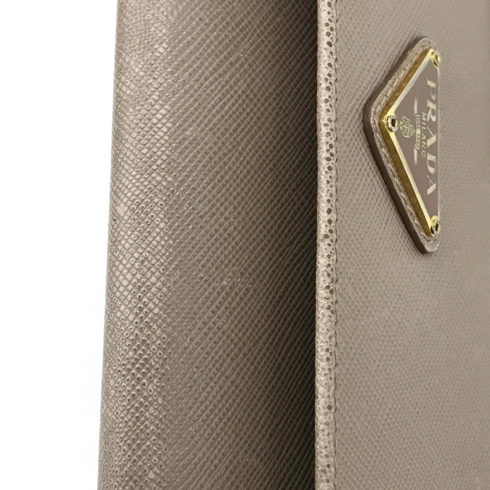 ▽▽PRADA プラダ 長財布 サフィアーノ ベージュ 【公式通販】