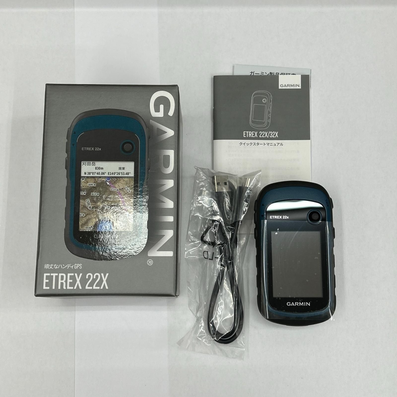 GARMIN ガーミン ハンディGPSブルー ETREX 22 X ブルー