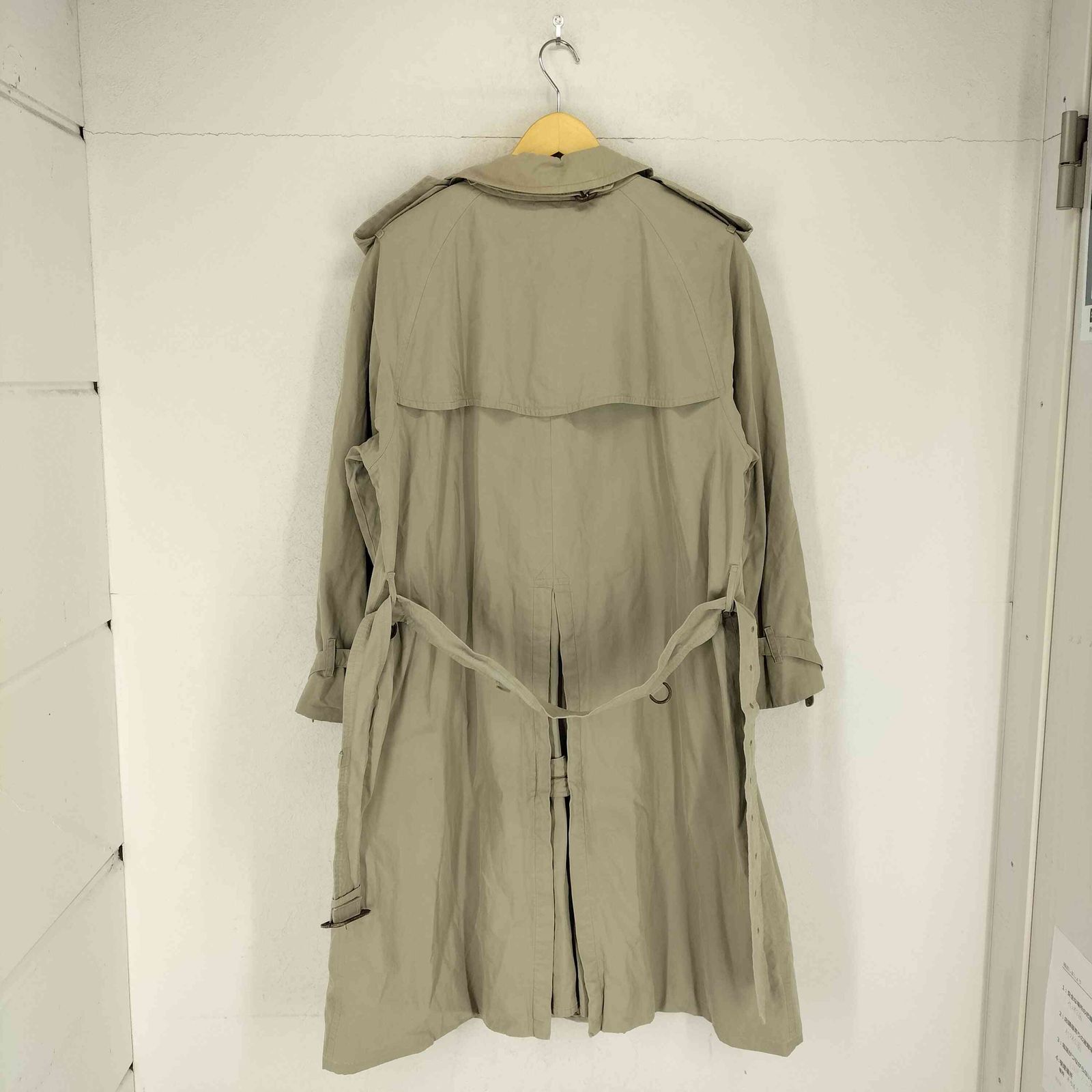 バーバリーズ BURBERRYS イングランド製 裏地ノバチェック トレンチコート メンズ 表記無