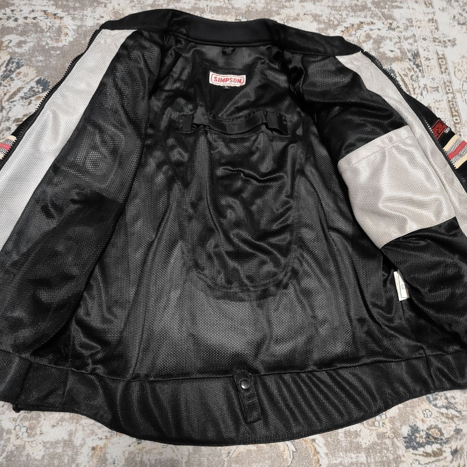 SIMPSON シンプソン バイクウェア メッシュジャケット L ブラック 中古 