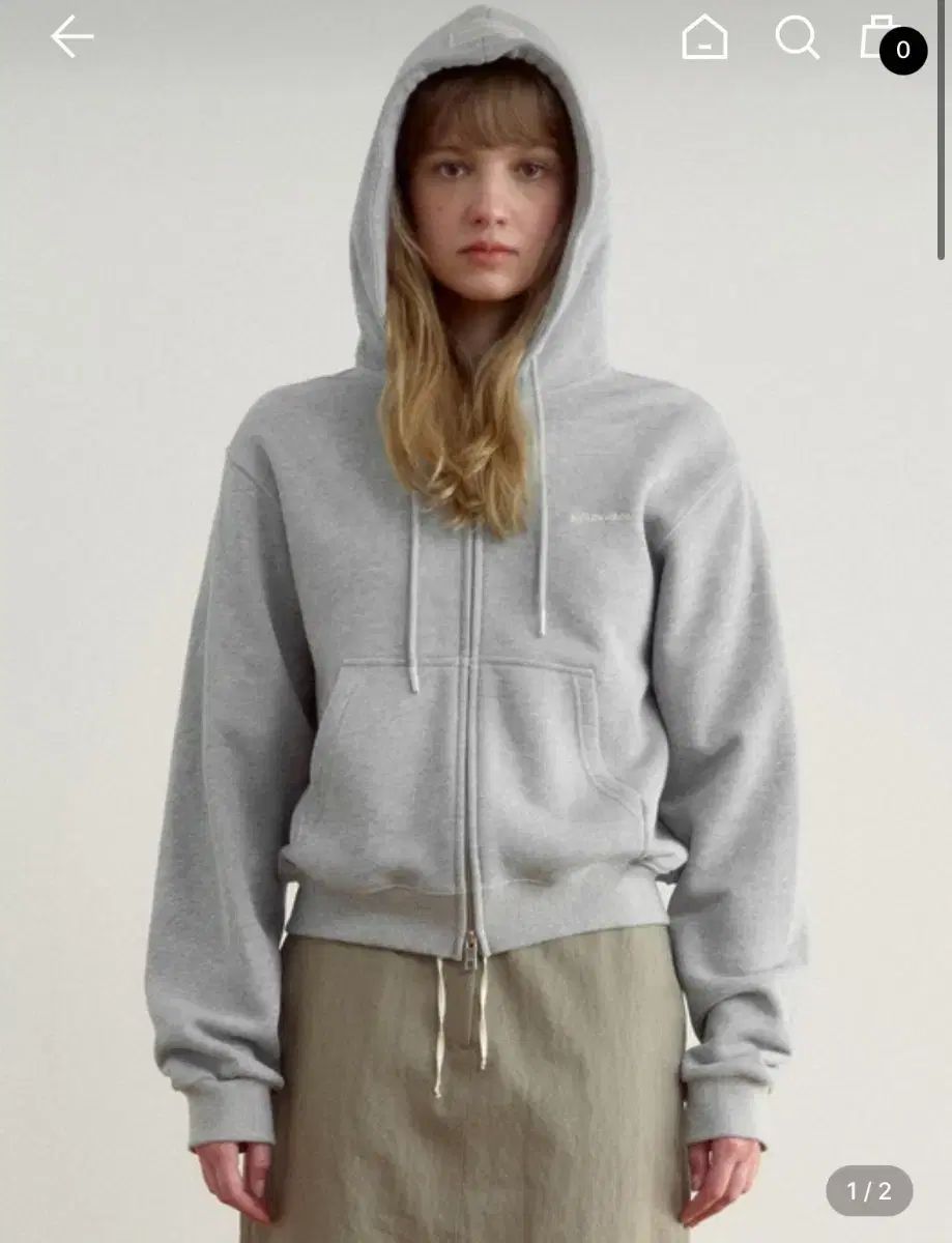 sienne シエンヌ フード ジップアップ ジャケット