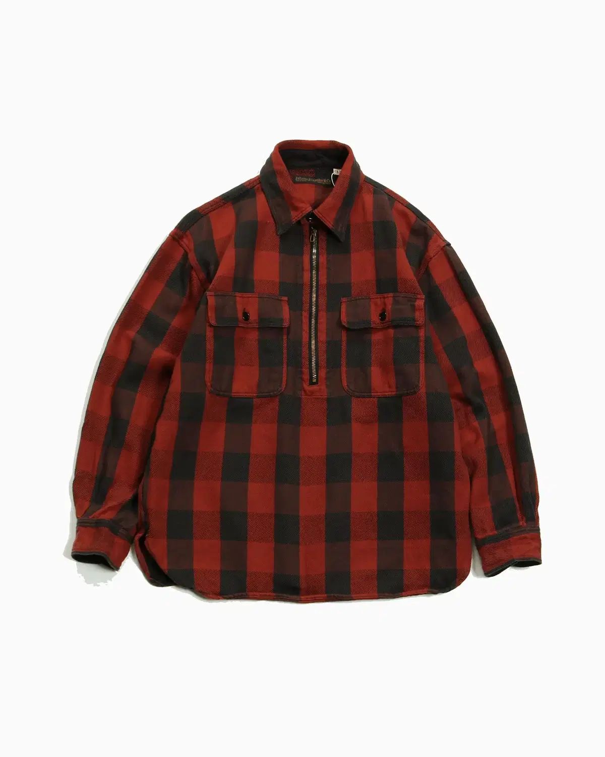 FULLCOUNT FULL ZIP UP WORK SHIRT