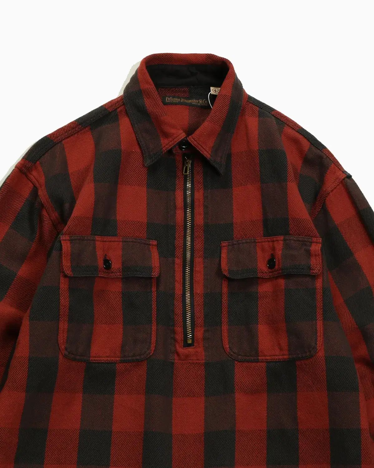 FULLCOUNT - FULL ZIP-UP WORK SHIRT