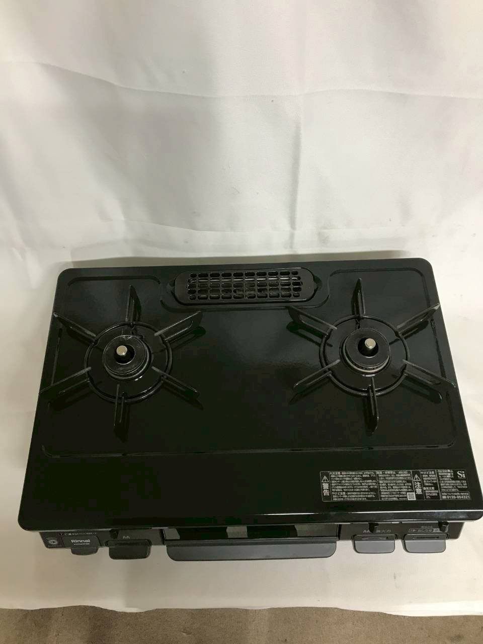 【北見市発】リンナイ Rinnai ガスコンロ KGDM67BKR RT67JH 2022年製 LPガス用 黒 (E3800wYM) 北見市発】リンナイ Rinnai ガスコンロ KGDM67BKR RT67JH 2022年製 LP