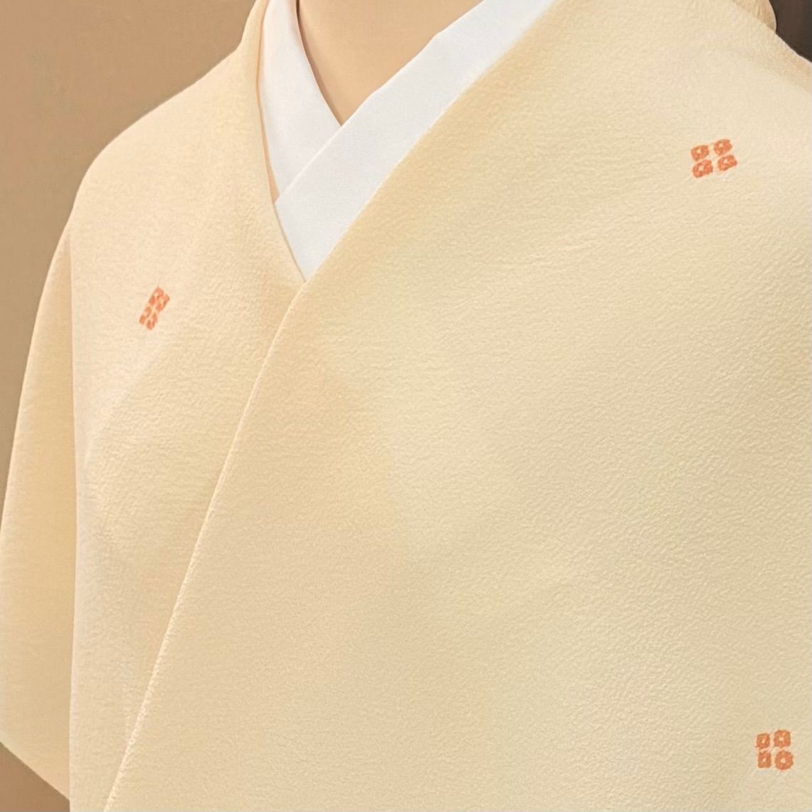  着物 有松絞り 小紋 浜ちりめん 0241 紬 着物