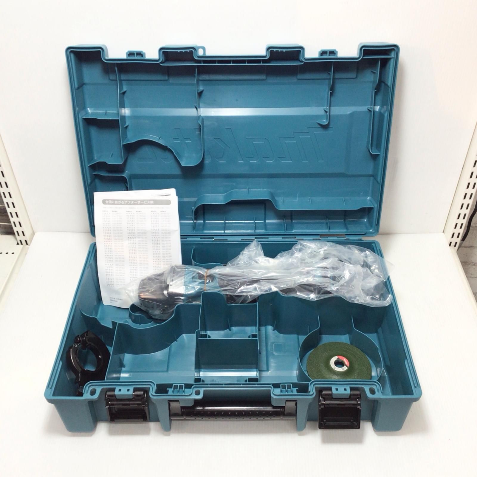 ΘΘMAKITA マキタ ディスクグラインダー S ケース付 コードレス式 100 mm 40 v GA 001 G ブルー