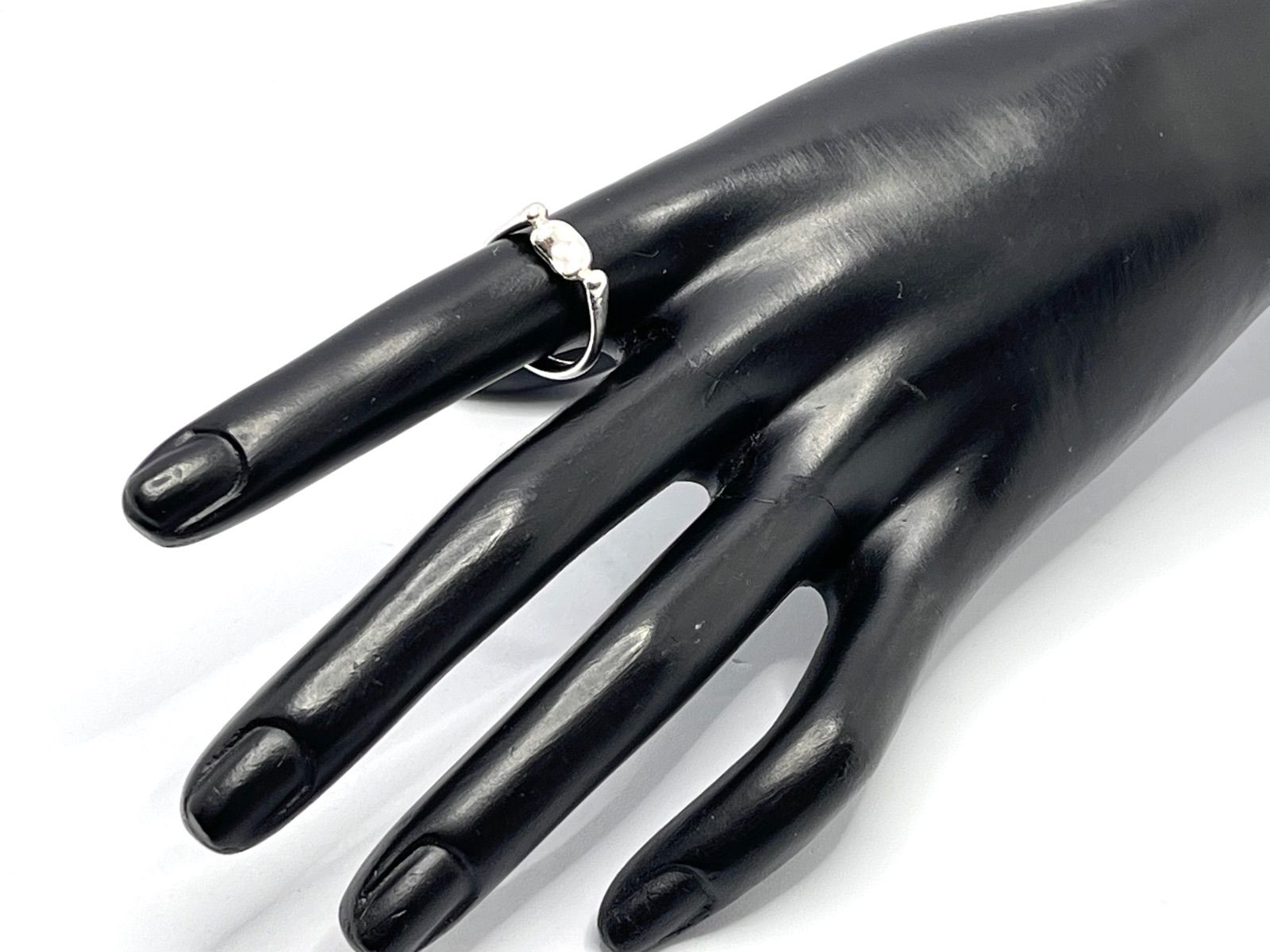 a164 Tiffany&Co. ティファニー ビーン リング シルバー 公式 925 約11