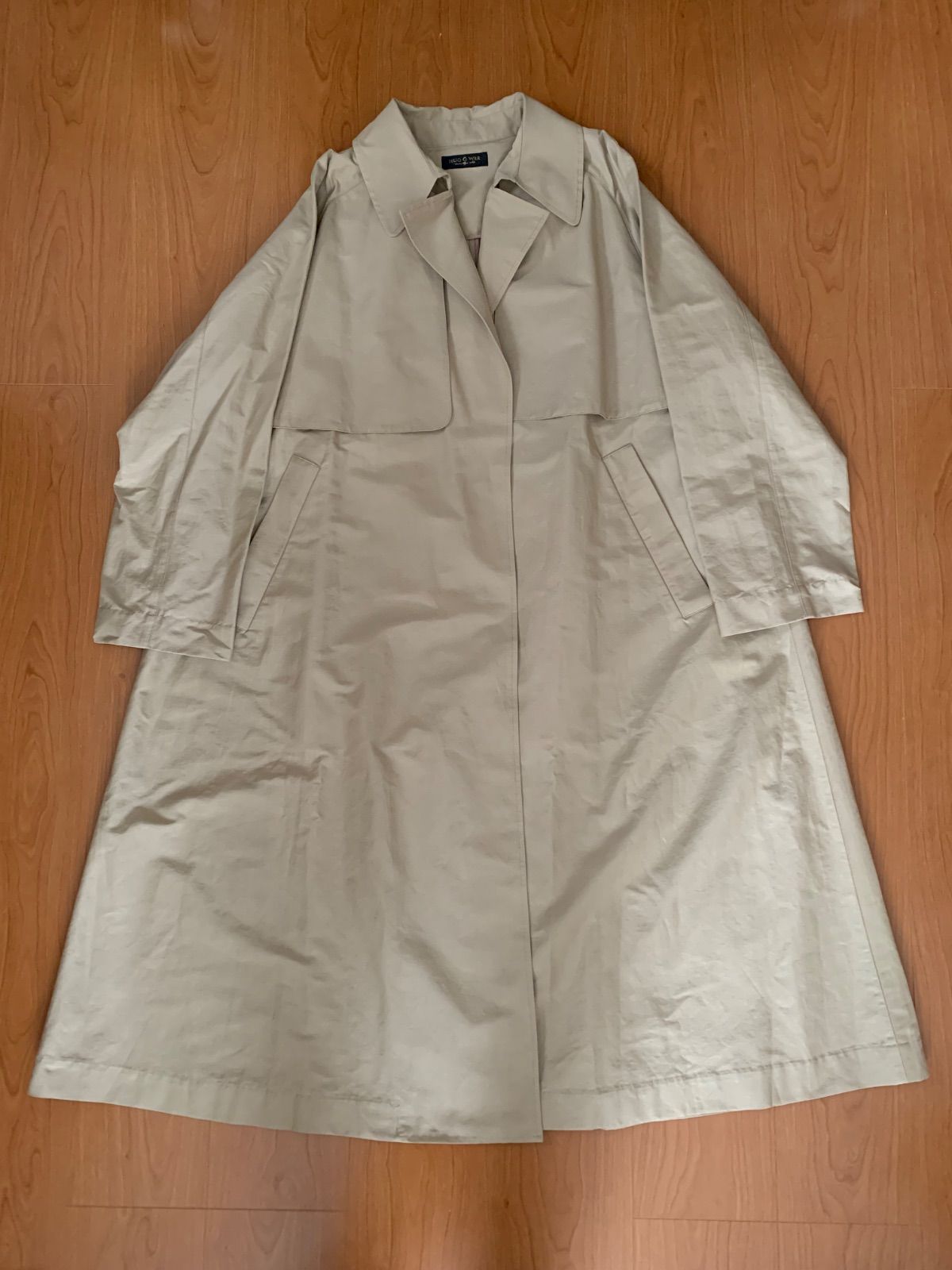 【美品】Hug O War ストームフラップオーバーガウンコート 23FW 雅姫 美品 Hug O War ハグオーワー ストームフラップオーバーガウンコート