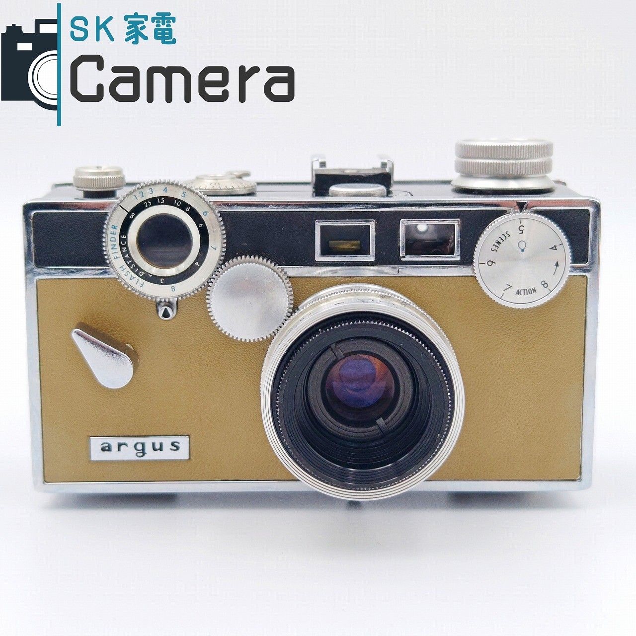 argus 50 mm F 3 5 アーガス MADE IN USA レンジファインダー