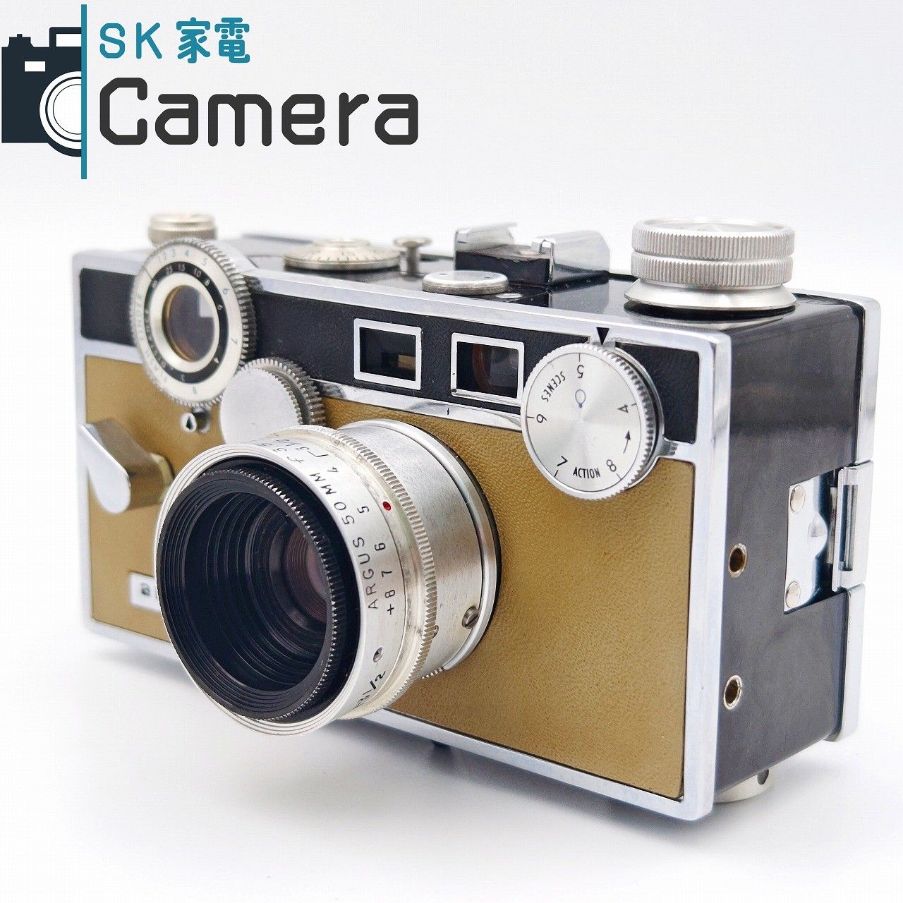 argus 50 mm F 3 5 アーガス MADE IN USA レンジファインダー