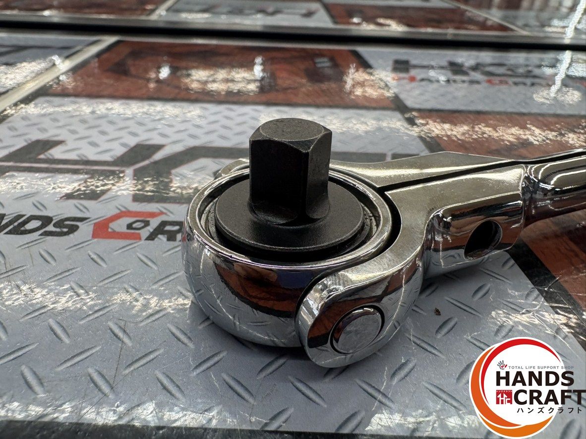  Snap on スナップオン スイベルラチェット 差込角 3 8インチ 9 5 mm ハンズクラフ ラチェットハンドル スパナ レンチ