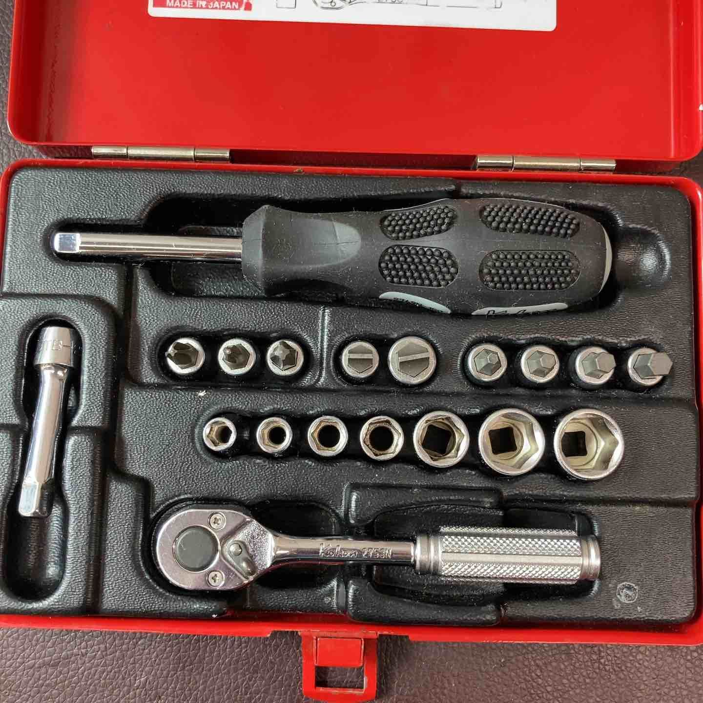 品 コーケン ko-ken ソケットレンチセット 1 4 ラチェットハンドル エクステンションバー ディープソケット