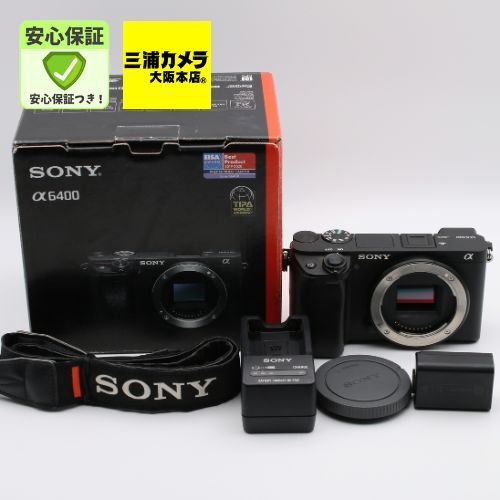 極上品】SONY α6400 ボディ ブラック - メルカリ