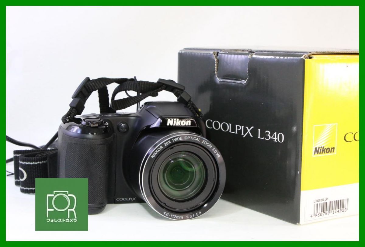 【美品•動作確認済】Nikon ニコン COOLPIX L340 単３電池 動作保証・点検済】良品□到着後即使える□Nikon COOLPIX L340□単三