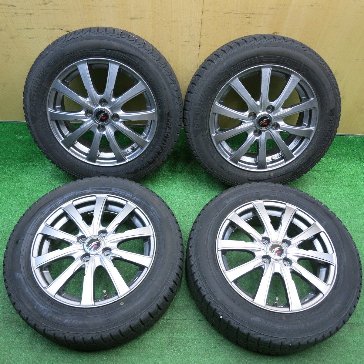 バリ溝！21年！キレイ！9分☆スタッドレス 175/65R15 プラクティバ 