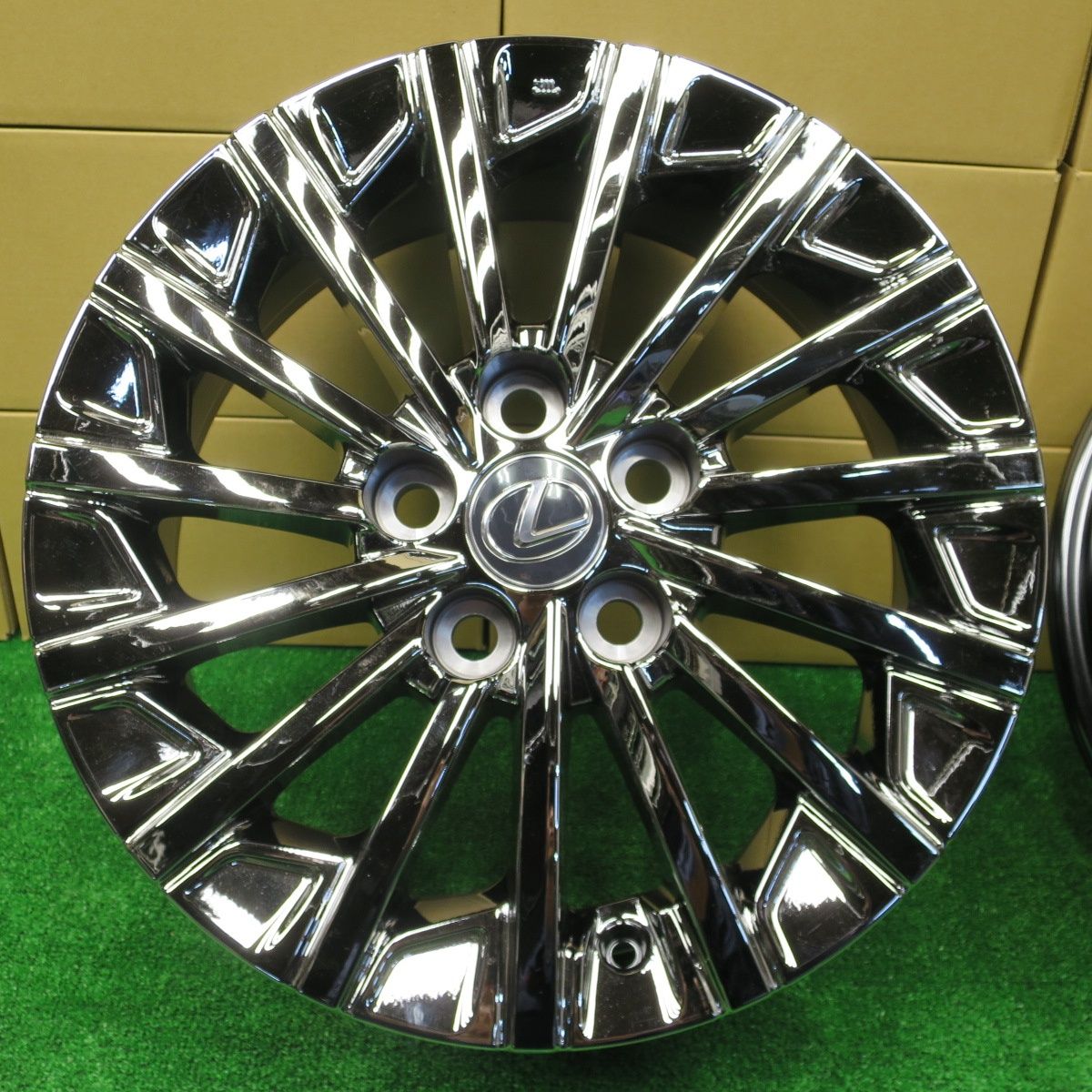 新車外し レクサス LM 500 h OP ホイール 17インチ 17 6 5 J 40 アルファード ヴェルファイア 等 PCD 120 ホ