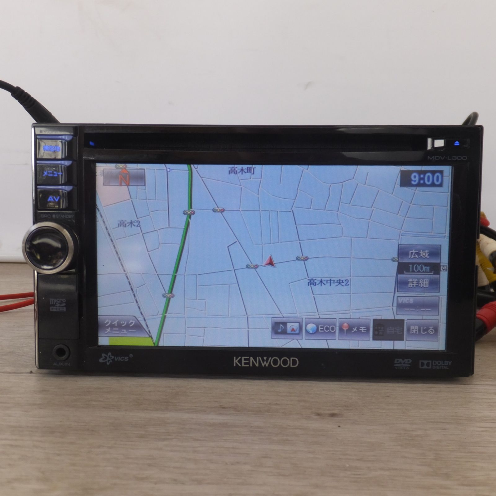 Kenwood カーナビ ケンウッド車 MDV-L300 KENWOOD ケンウッド メモリー