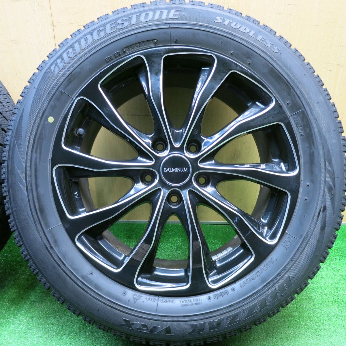 4本価格 スタッドレス 215 60 R 17 ブリヂストン ブリザック VRX T 10 バルミナ 17インチ PCD 114 3 5 H ス