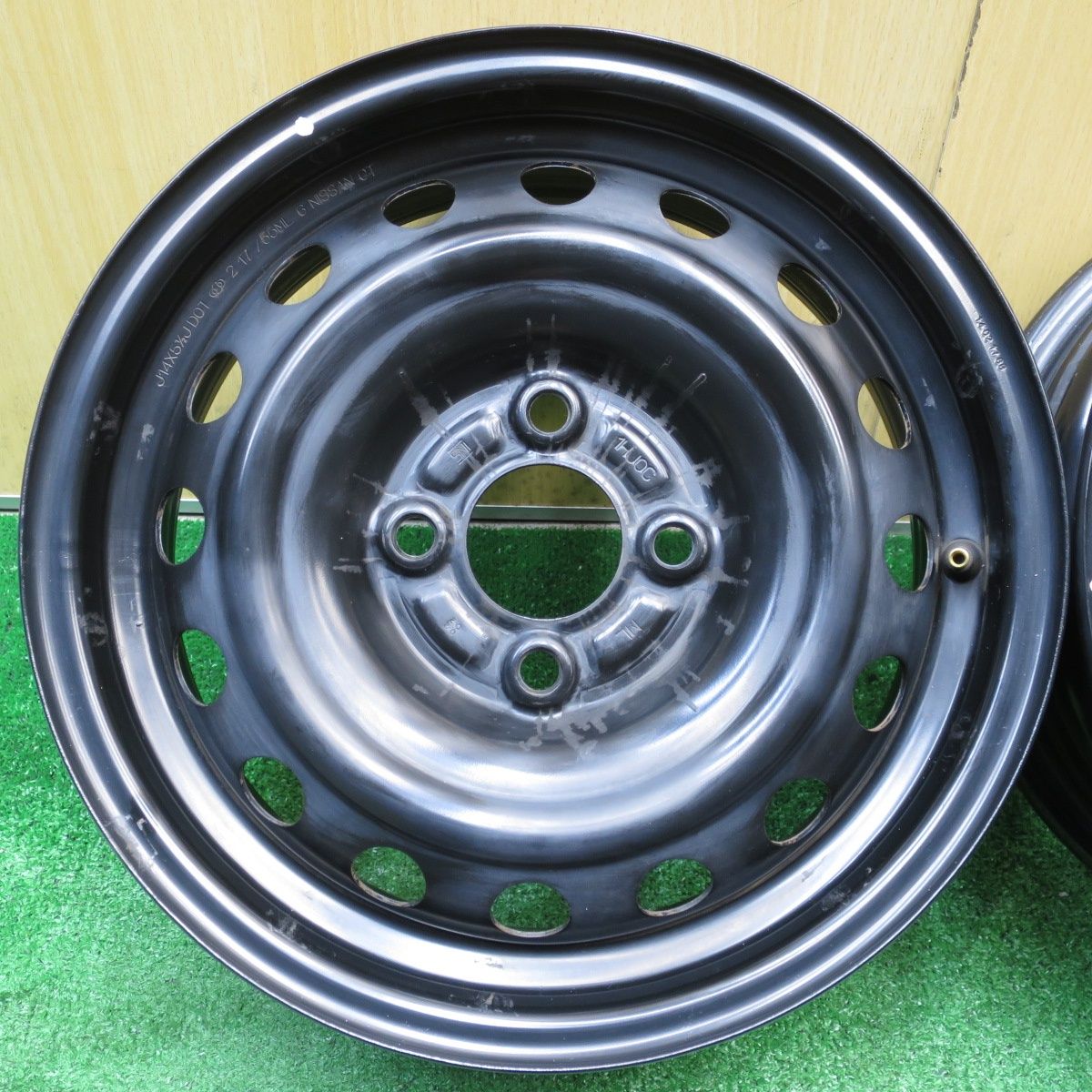 キレイ 日産 キューブ スチール 14インチ 14 5 J PCD 100 4 H ホ