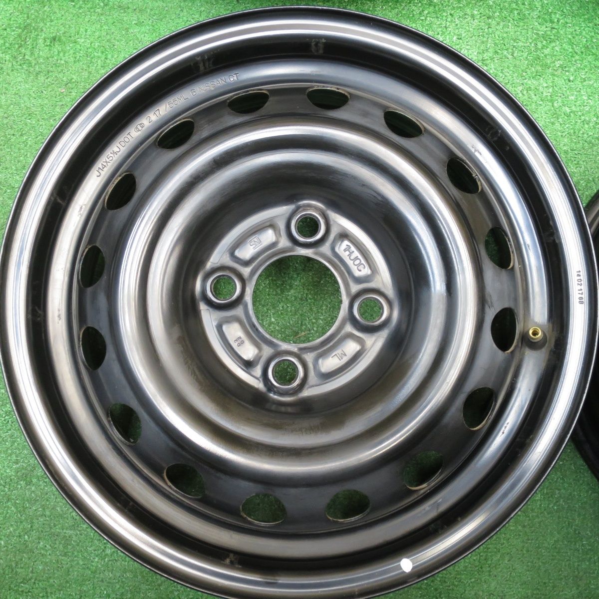  キレイ 日産 キューブ スチール 14インチ 14 5 J PCD 100 4 H ホ 14インチ ホイール