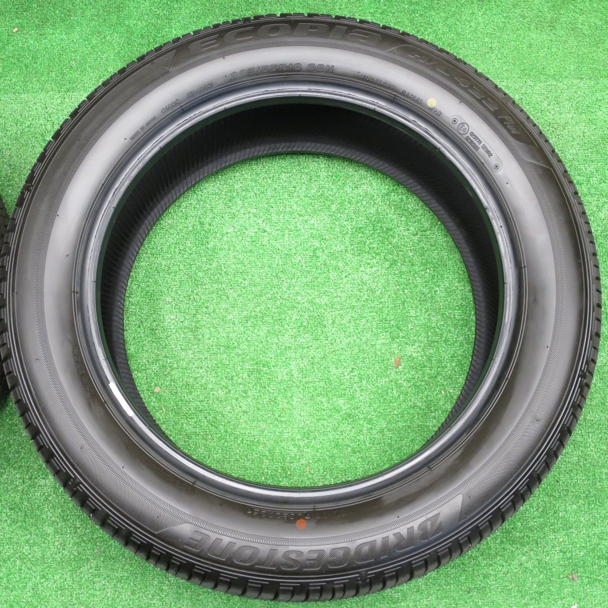  新車外し 25年 225 55 R 18 ブリヂストン エコピア H L 422 プラス タイヤ 18インチ アウトランダー レクサス LBX エルグランド 等 ノタ 18インチ サマータイヤ ノーマルタイヤ